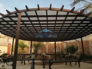 أنواع المظلات الخارجية