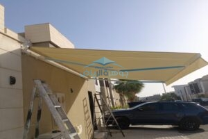 تركيب مظلات سيارات متحركة ومظلات قماش
