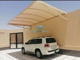 تركيب مظلات سيارات متحركة ومظلات قماش