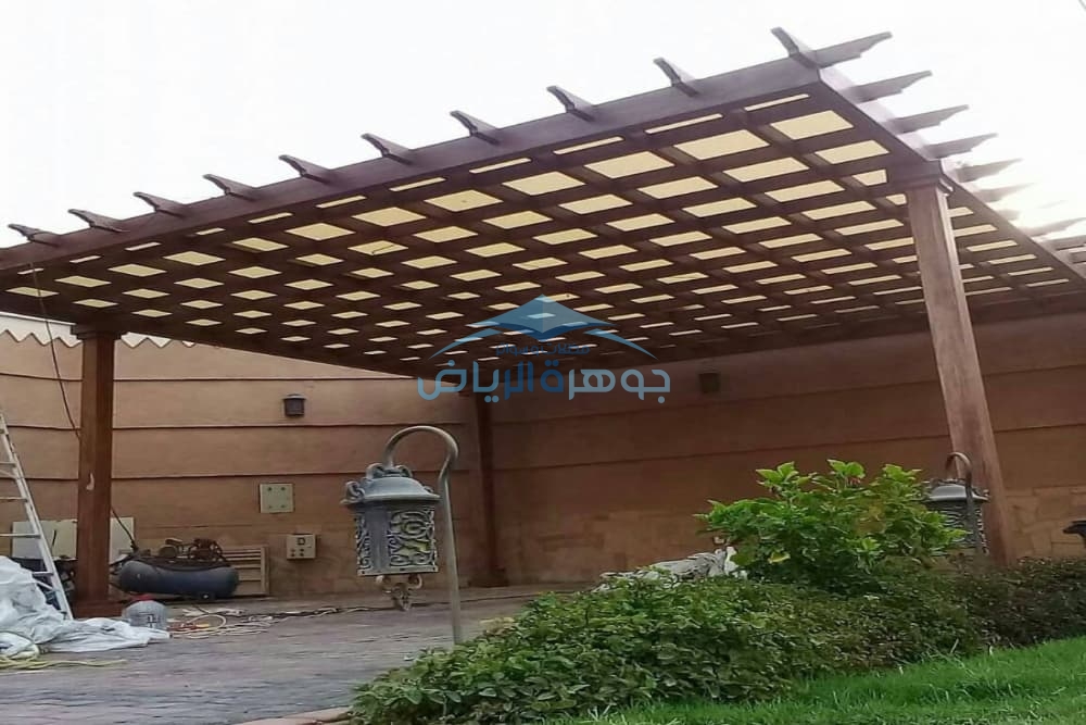 تركيب مظلات سيارات وبرجولات حدائق