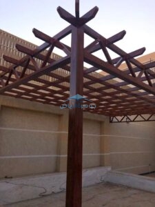 برجولات خشبية في الرياض
