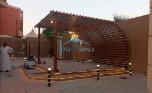 تركيب مظلات وسواتر حدائق