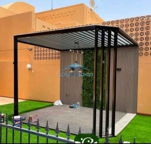 تفصيل مظلات وسواتر للحدائق