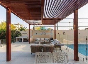 مظلات وسواتر لجلسات الحدائق