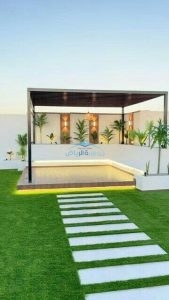 معلم برجولات حديد بالرياض بورجولات حدائق