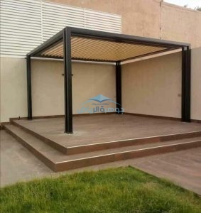 مظلات وبرجولات حديد بالرياض