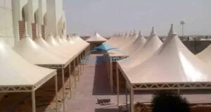 مقاول تركيب مظلات هرمية