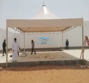 تركيب مظلات هرمية للمنازل والفلل بالرياض