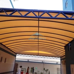 طريقة تركيب مظلات المدارس