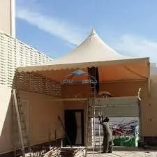 مظلات هرمية سيارات