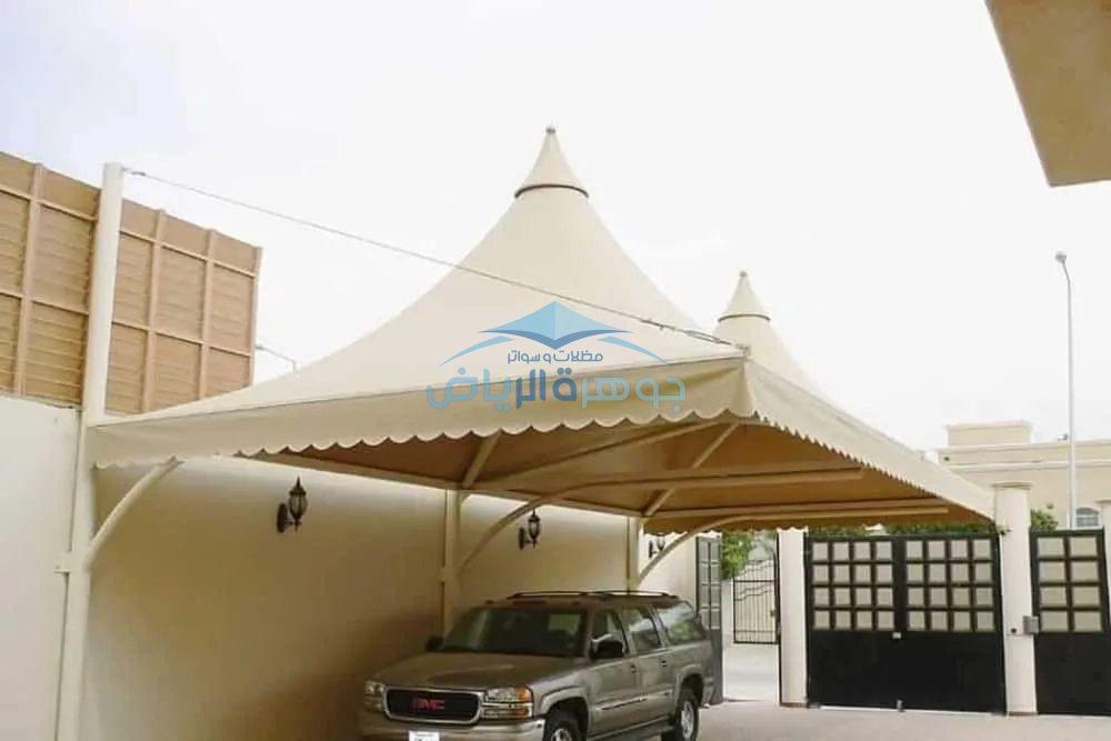 تركيب مظلات هرمية بالرياض