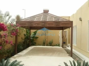 تركيب مظلات حدائق خشب