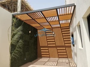 مظلات حدائق خشبية بالرياض