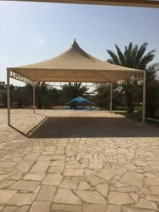تصميم مظلات هرمية حديثة بالرياض