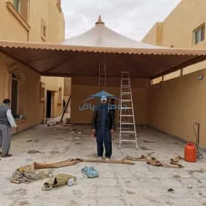 تركيب مظلات هرمية في الرياض
