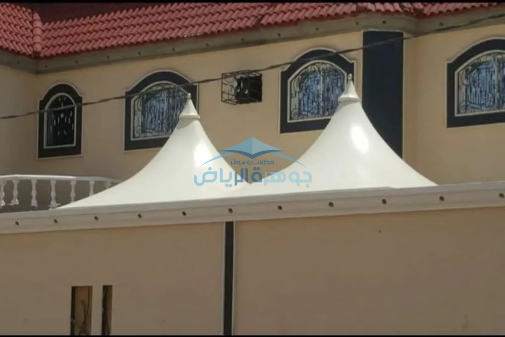 تركيب مظلات هرمية في الرياض