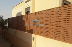 تركيب سواتر شرائح خشبية
