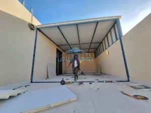 تنفيذ مظلات ألواح ساندوتش بانل