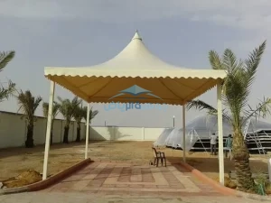 مظلات حدائق حي النخيل الرياض
