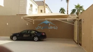 أهمية تركيب مظلات وسواتر في حي النرجس