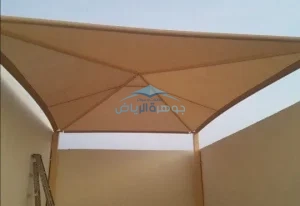 تركيب مظلات داخل حي المعذر