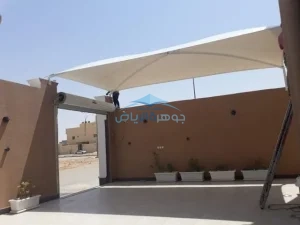 مظلات سيارات حي الملقا
