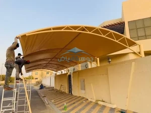 مظلات سيارات حي النرجس